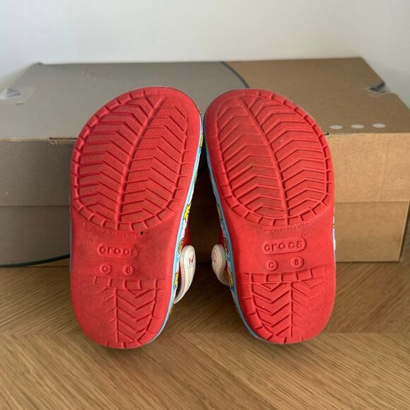 Rare Crocs x Super Mario Toddler Sandals - SZ 8 C - Picture 8 of 9